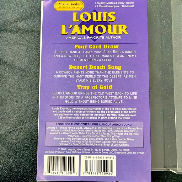 Louis L’Amour 3 Books Audio Book EXC - Picture 2 of 2